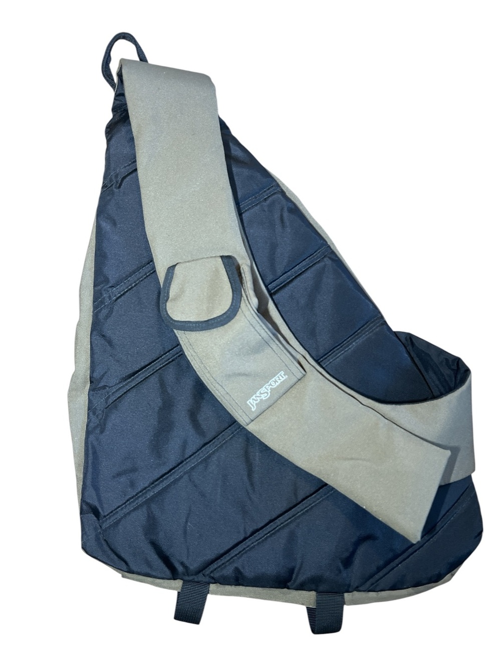 Vintage Y2K Original Jansport Olive Sling Pack with Nokia Size Cell Phone Pocket - Picture 3 of 17